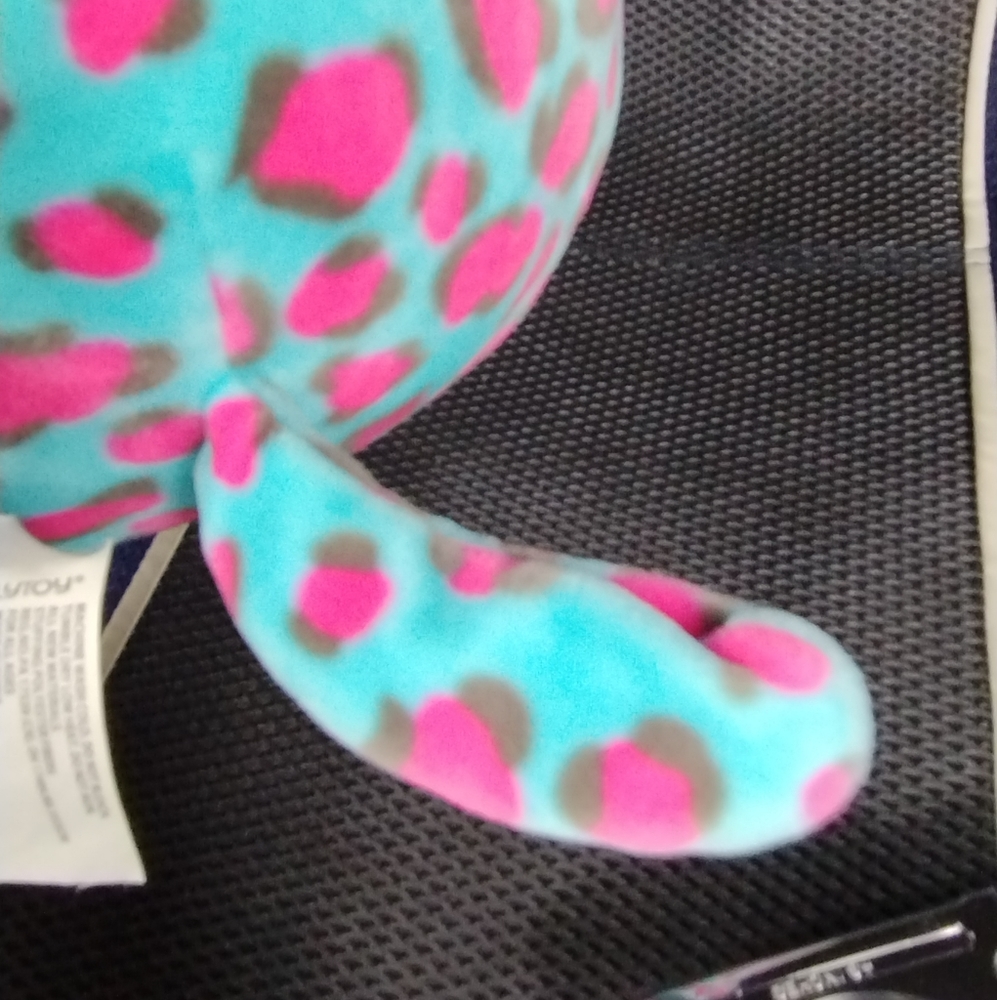 Squishmallow Leopard/Cheetah Plush Chelsea Heat Stuffed Animal 8" Blue & Pink - Picture 7 of 13